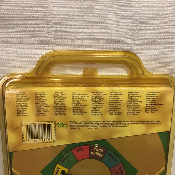 Classic Major League Baseball Trivia Board Game 1992 Series 1 Sealed NIP - Picture 6 of 6